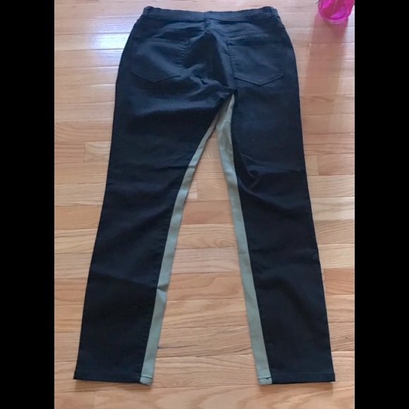 Sz 10 Venus Jeans | Black & Mint Green | NWOT | Skinny - Picture 4 of 9